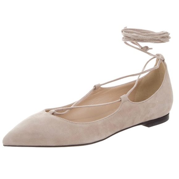 M. Gemi Shoes - M. Gemi Brezza Lace Up Boho Ballet Leather Flats